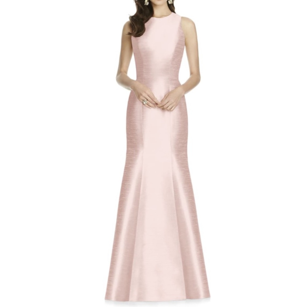 Alfred Sung Dupioni Trumpet Gown Size 0